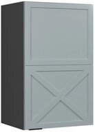 Vicco H&auml;ngeschrank Fame-Line, Hellblau-grau/Anthrazit, 45 cm (1-St)