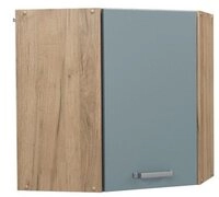 Vicco Eckh&auml;ngeschrank R-Line, Blau-Grau/Goldkraft Eiche, 57 cm (1-St)