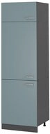 Vicco K&uuml;hlumbauschrank R-Line, Blau-Grau/Anthrazit, 60 cm (1-St)