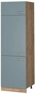 Vicco K&uuml;hlumbauschrank R-Line, Blau-Grau/Goldkraft Eiche, 60 cm (1-St)