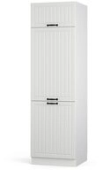 Vicco K&uuml;hlumbauschrank Fame-Line, Wei&szlig; Landhaus/Wei&szlig;, 60 cm (1-St., 1