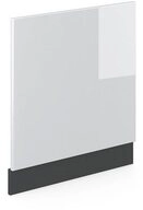 Vicco Frontblende R-Line, Wei&szlig; Hochglanz/Anthrazit, 60 cm ohne Arbeitsplatte...