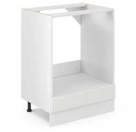 Vicco Herdumbauschrank R-Line, Wei&szlig; Landhaus/Wei&szlig;, 60 cm ohne Arbeitsplatte...