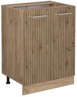 Vicco Unterschrank R-Line, Artisan-Eiche/Goldkraft Eiche, 60 cm ohne...