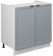 Vicco Unterschrank Fame-Line, Hellblau-grau/Wei&szlig;, 80 cm ohne Arbeitsplatte...