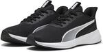 Laufschuh PUMA "FLYER LITE 3", Damen, Gr. 44, schwarz-wei&szlig; (puma schwarz, puma