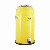 WESCO M&uuml;lleimer Kickmaster Abfallsammler mit D&auml;mpfer, mit Metalleinsatz, Fu&szlig;tritt,