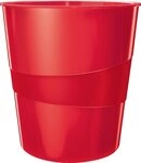 LEITZ Papierkorb Papierkorb Wow 15l Polystyren rot