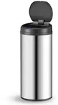 Juskys M&uuml;lleimer, 50 L Volumen, mit Sensor, ger&auml;uscharmes &Ouml;ffnen / Schlie&szlig;en,