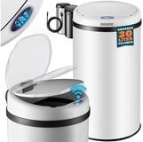 monzana M&uuml;lleimer, 30 L Automatik Sensor M&uuml;lleimer LED Display M&uuml;llbeh&auml;lter