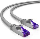 deleyCON deleyCON 10m RJ45 Patchkabel SFTP PiMF Netzwerkkabel mit CAT7 LAN-Kabel