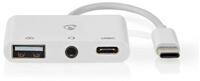 Nedis CCGB64790WT01 USB-Adapter USB Multi-Port-Adapter zu USB Multi-Port-Adapter,
