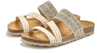 LASCANA Mule, Sandale, offener Schuh, Sommerschuh, Pantolette mit Komfortkorkfu&szlig;bett