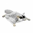 Teddys Rothenburg Kuscheltier Flugh&ouml;rnchen grau/wei&szlig; 30 cm Pl&uuml;schtier