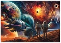 Schmidt Spiele Puzzle Kosmsche Farbenpracht - Reise Ins Weltall (1000 Teile),