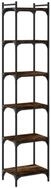 vidaXL B&uuml;cherregal NA B&uuml;cherregal 6 B&ouml;den R&auml;uchereiche 40x30x188 cm...