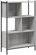 vidaXL B&uuml;cherregal NA B&uuml;cherregal Grau Sonoma 72x28x109 cm Spanplatte