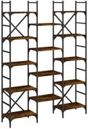 vidaXL B&uuml;cherregal B&uuml;cherregal R&auml;uchereiche 127,5x28,5x172,5 cm...
