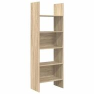 vidaXL B&uuml;cherregal B&uuml;cherregal Sonoma-Eiche 60x35x180 cm Holzwerkstoff, 1-tlg.