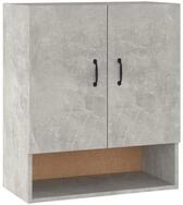 vidaXL H&auml;ngeschrank Wandschrank Betongrau 60x31x70 cm Holzwerkstoff (1-St)