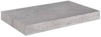 vidaXL Wandregal, Schweberegal Betongrau 40x23x3,8 cm MDF