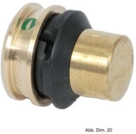Viega Wasserrohr Viega Raxofix Verschlussst&uuml;ck aus Messing, 20 mm, Modell 5356