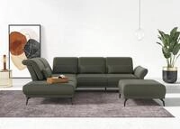 Home affaire Ecksofa Coco L-Form, Sitztiefen-, Arm- und Kopfteilverstellung,