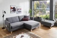ATLANTIC home collection Ecksofa Mailo L-Form, mit Seitentaschen, Recamiere