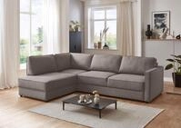ATLANTIC home collection Schlafsofa Chill, Ecksofa mit Bettfunktion und...