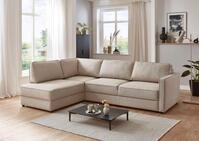 ATLANTIC home collection Schlafsofa Chill, Ecksofa mit Bettfunktion und...