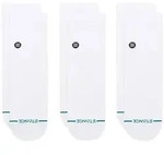 Stance Socken Tagessocke Quarter Icon weiss - 3 Paar wei&szlig; 35-37