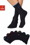 H.I.S Socken (Packung, 7-Paar) mit farbigen B&uuml;ndchen