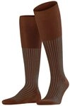 FALKE Kniestr&uuml;mpfe Oxford Stripe Kniestr&uuml;mpfe (1-Paar) aus Fil d'Ecosse Baumwolle