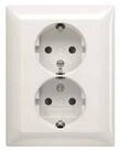 Busch-Jaeger Steckdose Busch-Jaeger SCHUKO-Doppelsteckdose 202 EUJB-914