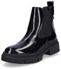 Tamaris Tamaris Damen Chelsea Boot schwarz Lack Chelseaboots