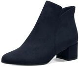 Tamaris Stiefelette Ankleboot, Stiefelette mit dekorativem Knopf, schmale Form