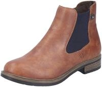 Rieker, Schlupfboots, Stiefelette, Blockabsatz, mit w&auml;rmendem Textilfutter