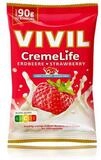 VIVIL S&uuml;&szlig;igkeit, Vivil Creme Life Erdbeer fruchtige Lutschbonbons zuckerfrei 90g