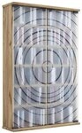 VCM Standregal Holz CD DVD Stand Regal Schrank Glast&uuml;r Tilano L, 1-tlg.