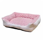 Nobby Tierbett eckig "Diamond" rosa 60 cm x 70 cm