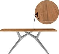 SIT Esstisch, mit rustikaler Oberfl&auml;che