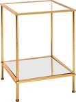 HAKU Beistelltisch Sofatisch, Wohnzimmertisch (1-St), quadratisch - aus Metall...