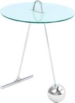 Kayoom Beistelltisch Pendulum 525, mit runder Tischplatte (1-St), Marmoroptik,