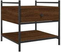 vidaXL Couchtisch Couchtisch Braun Eichen-Optik 50x50x50 cm Holzwerkstoff (1-St)
