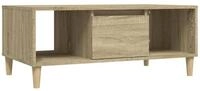 vidaXL Couchtisch Couchtisch Sonoma-Eiche 90x50x36,5 cm Holzwerkstoff (1-St)