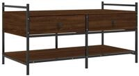 vidaXL Couchtisch Couchtisch Braun Eichen-Optik 99x50x50 cm Holzwerkstoff (1-St)