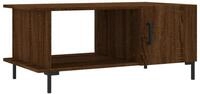 vidaXL Couchtisch Couchtisch Braun Eichen-Optik 90x50x40 cm Holzwerkstoff (1-St)