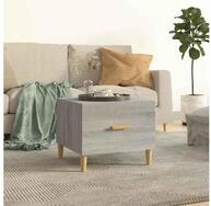vidaXL Couchtisch vidaXL Couchtisch Grau Sonoma 50x50x40 cm Holzwerkstoff