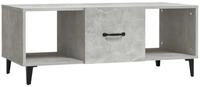vidaXL Couchtisch Couchtisch Betongrau 102x50x40 cm Holzwerkstoff (1-St)