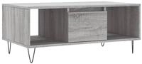 vidaXL Ablagetisch, Couchtisch Grau Sonoma 90x50x36,5 cm Holzwerkstoff